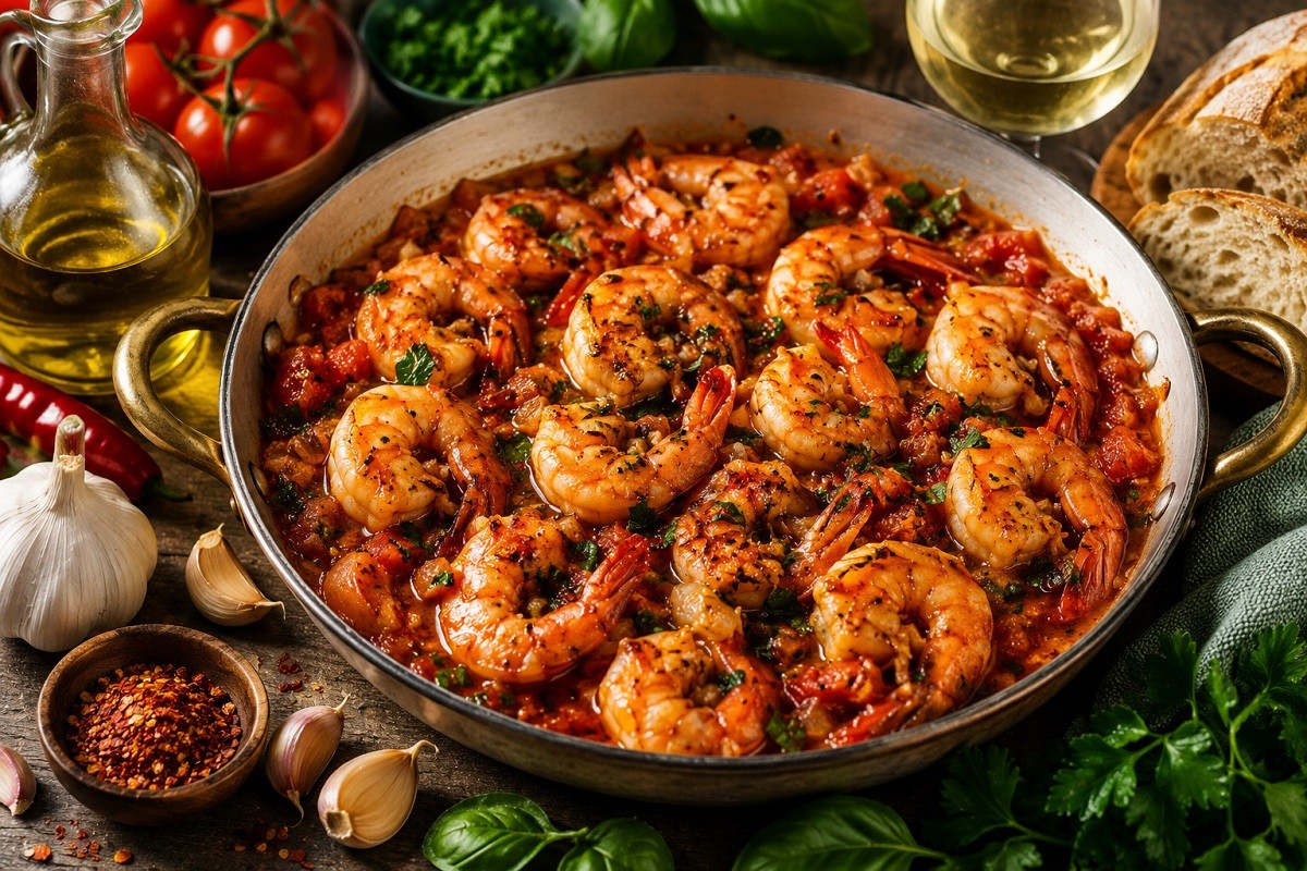 Škampi Fra Diavolo