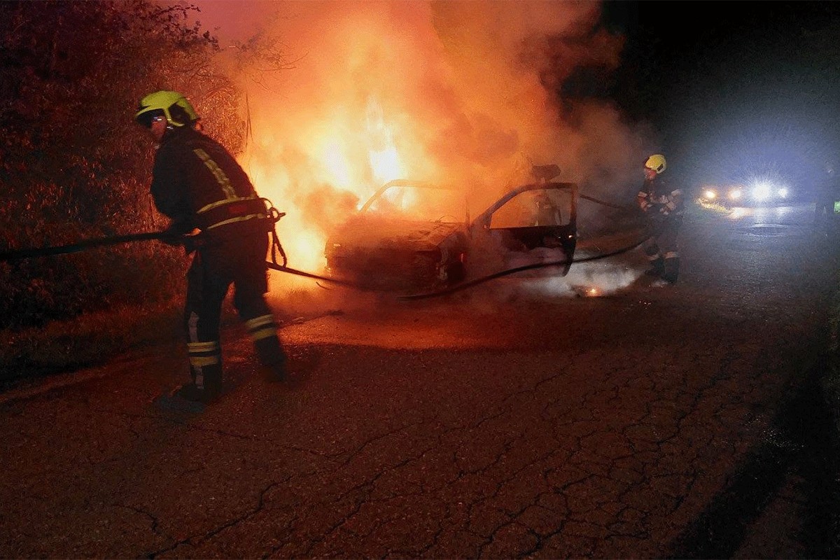 Izgorio automobil kod Banjaluke