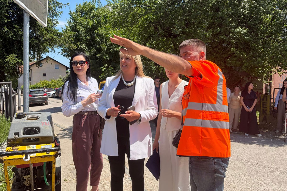 Počela rekonstrukcija vodovodne mreže u Ulici Anke Drakulić u Banjaluci