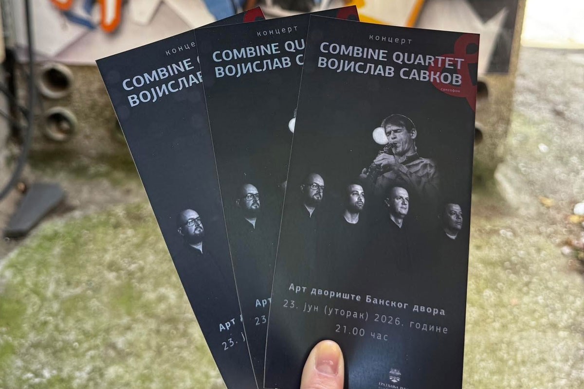 "Combine Quartet" i Vojislav Savkov: Džezom u novu sezonu Art dvorišta