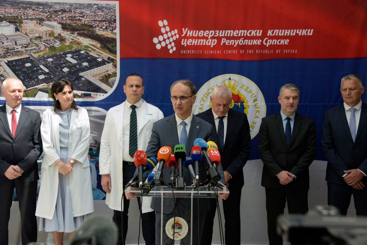 Macut u UKC-u Srpske: Zdravstvena saradnja biće još jača