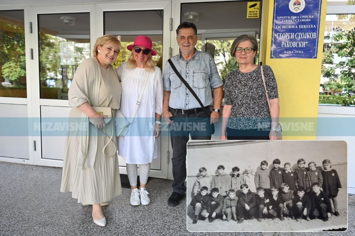 Banjaluka: Nakon 60 godina od upisa u školu okupili se đaci I-b (FOTO)