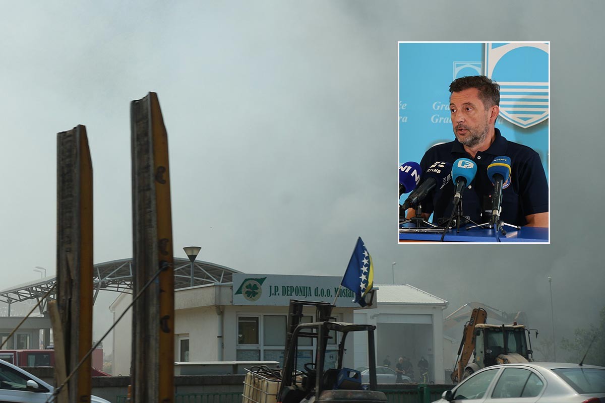 Mostar rješava problem otpada nakon požara: Poznato kako će ukloniti oko 500 tona smeća