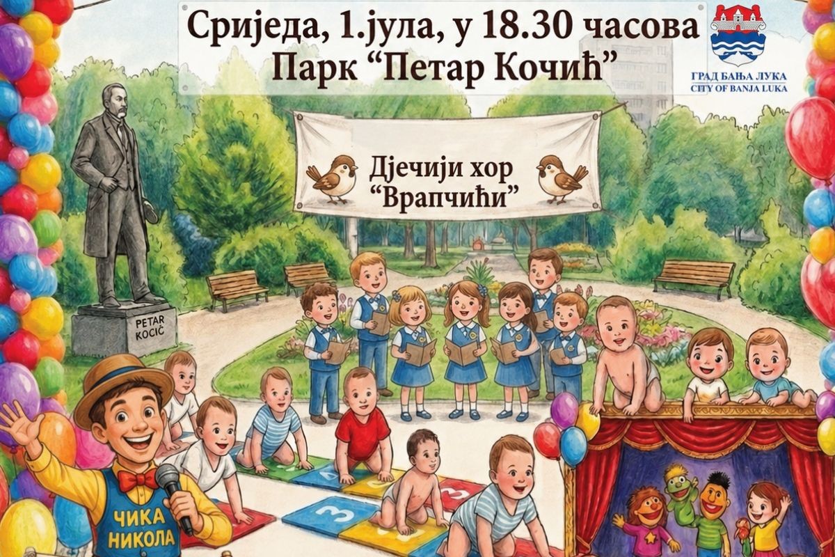 Konferencija beba 1. jula u Parku "Petar Kočić" u Banjaluci