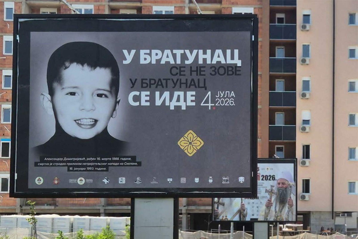 "U Bratunac se ide": Na bilbordima fotografije stradale srpske djece (FOTO)