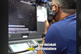 Kontrolori leta dočekali "zmajeve" emotivnom porukom po povratku u BiH (VIDEO)