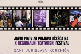 Kamerni teatar 55 raspisao poziv za jubilarne "Dane Jurislava Korenića"