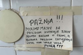 Pokvarena česma na Pedijatriji u Prijedoru izazvala burne reakcije