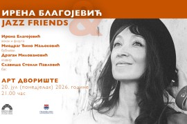Koncert Irene Blagojević i "Jazz Friendsa" u Art dvorištu Banskog ...