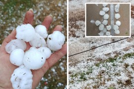 Superćelijska oluja zahvatila Hercegovinu: Krupan grad zabijelio ...