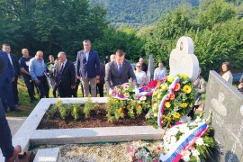 Položeno cvijeće na grob svirepo ubijenog srpskog dječaka Slobodana ...