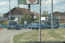 Sudar na kružnom toku u Banjaluci izazvao gužve u saobraćaju (FOTO)
