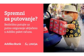 Spakujte kofere, a putno osiguranje prepustite Addiko paketima