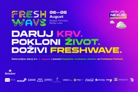 Darujte krv i preuzmite besplatnu ulaznicu za Freshwave festival