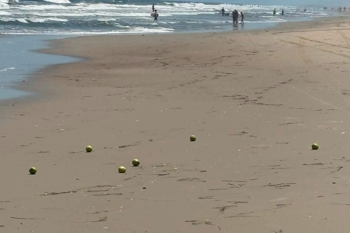 Misteriozne jabuke se pojavile na plažu (FOTO)