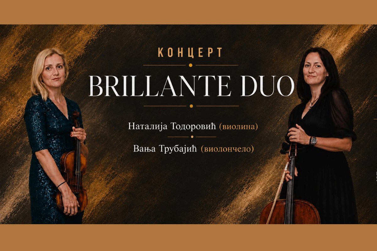 Kompozicije za violinu i violončelo: "Brillante duo" 7. jula u Banjaluci