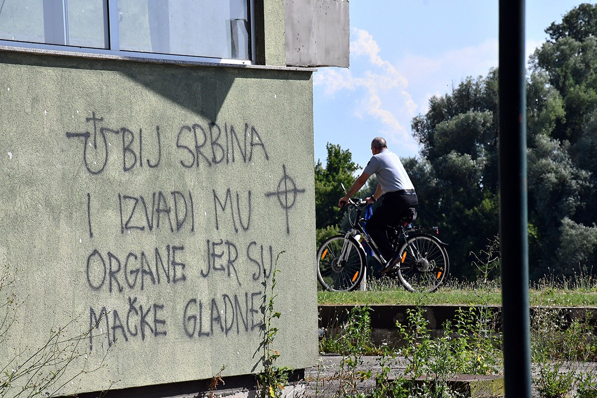 Grafit mržnje prema Srbima osvanuo u Slavonskom Brodu