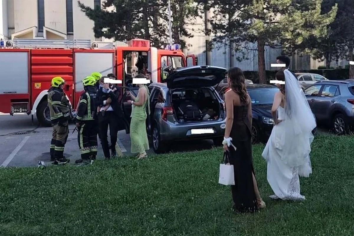 Nevjerovatna scena na svadbi u Hrvatskoj: Dijete ostalo zaključano u autu