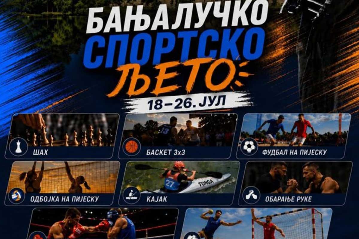 "Banjalučko sportsko ljeto": Devet dana sporta, druženja i dobre energije