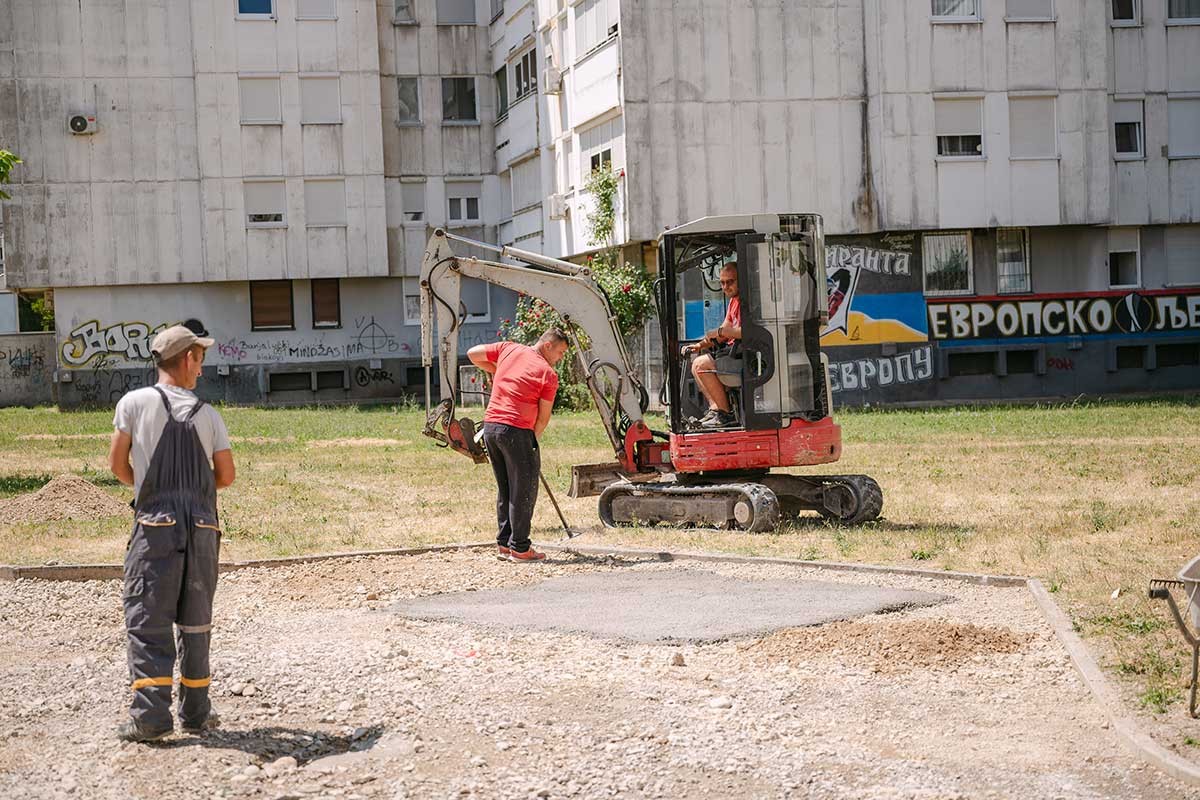 Kraj obnove igrališta u Ulici Majke Knežopoljke do sredine avgusta