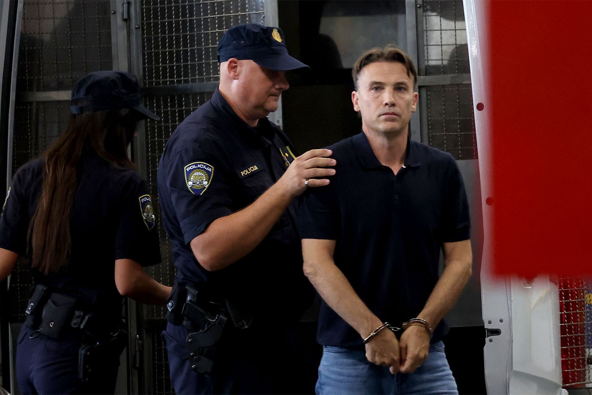 Dario Šimić u lisicama doveden na ispitivanje