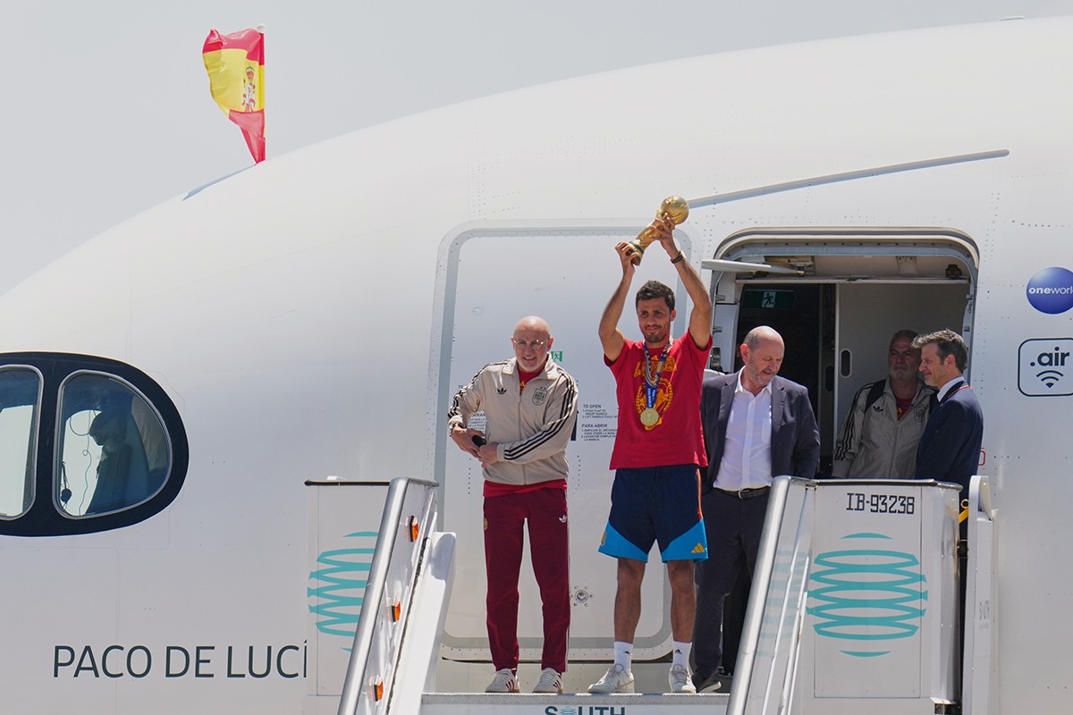 Šampionski doček za Špance u Madridu
