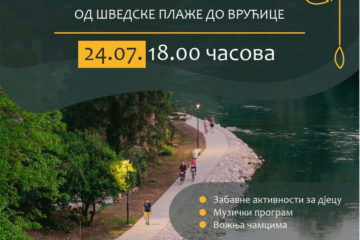 Banjaluka dobija novu dionicu uređenog šetališta uz Vrbas