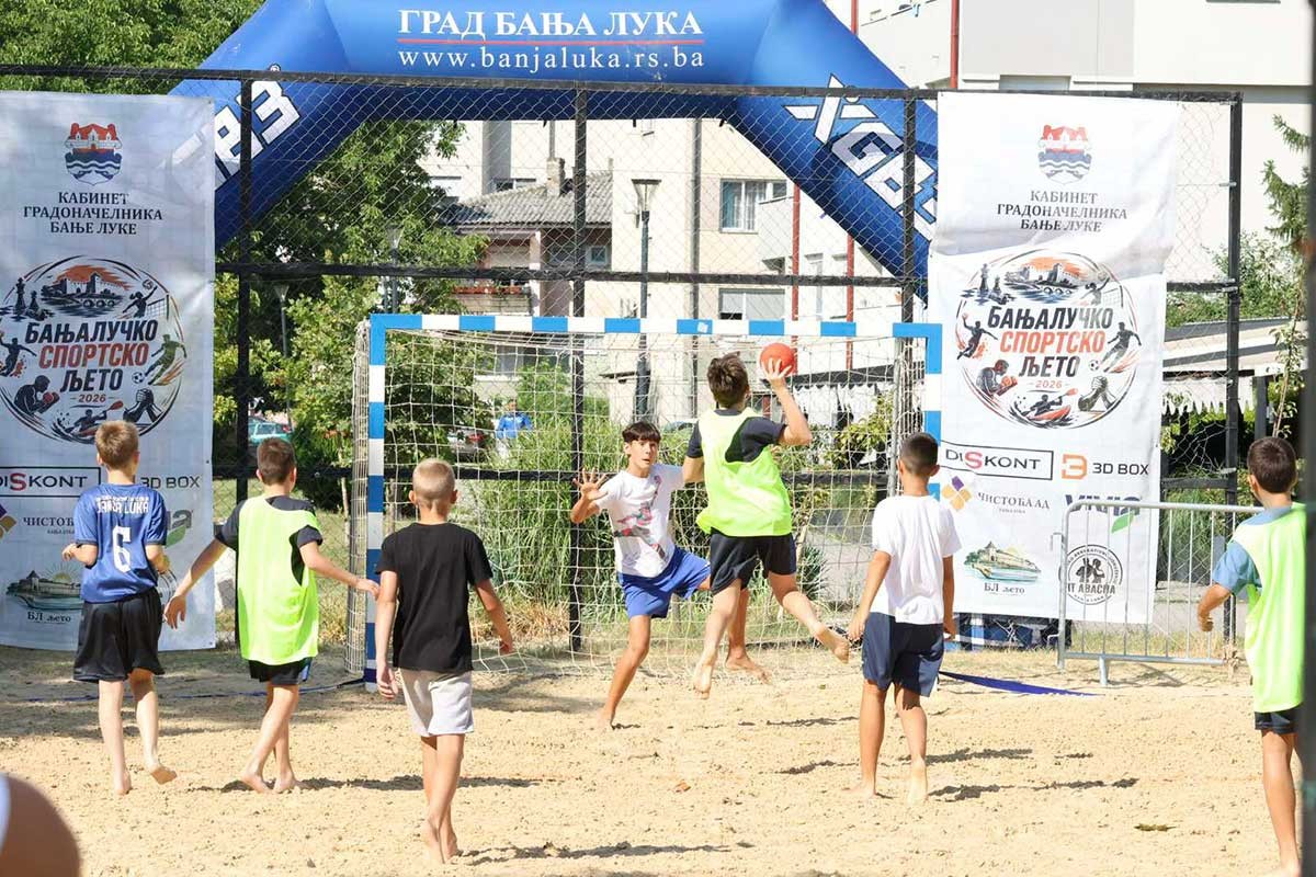 "Banjalučko sportsko ljeto": Sjajna atmosfera na plaži kod Zelenog mosta