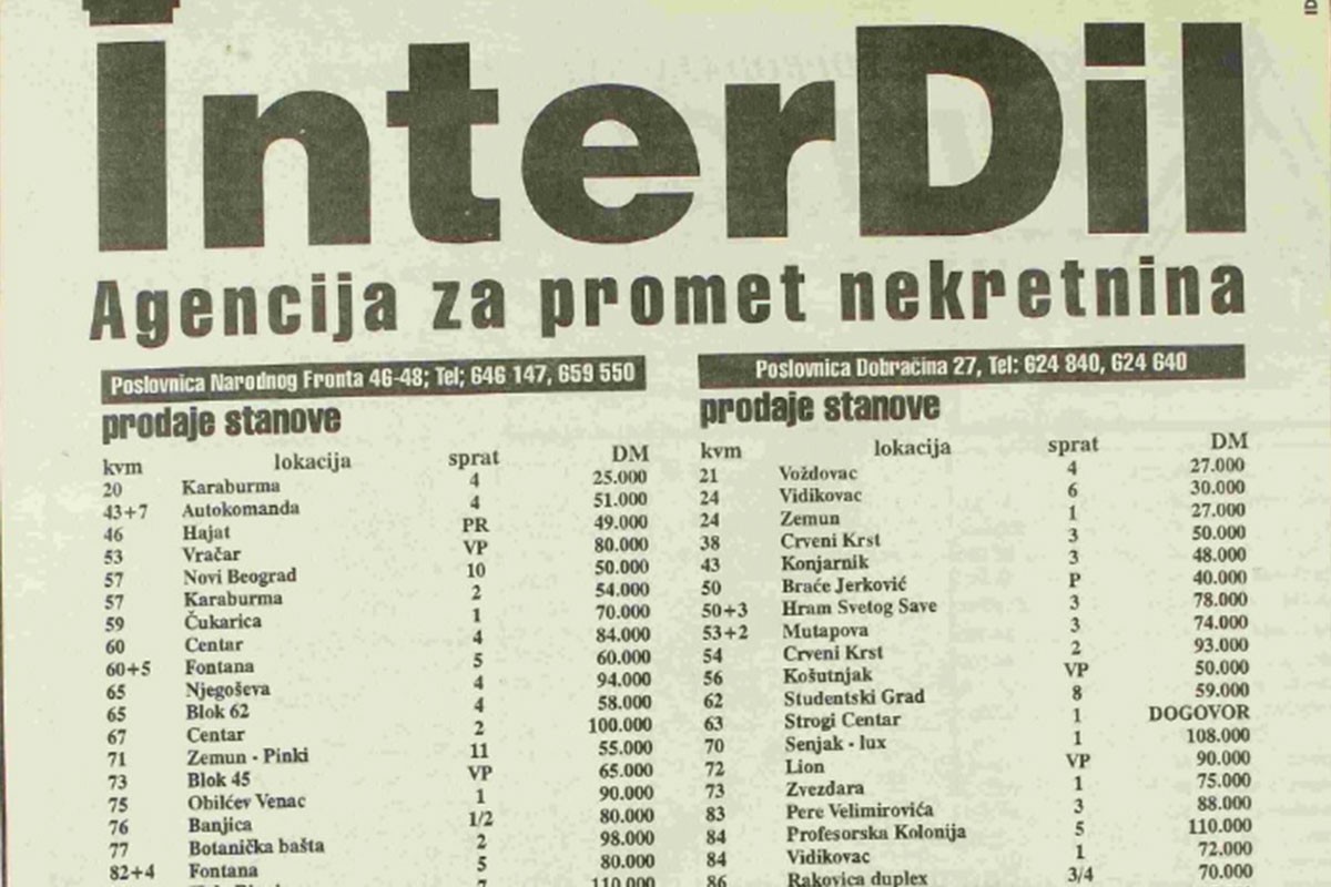 Isplivali oglasi iz 1994: Je li tada bilo lakše kupiti stan u Beogradu