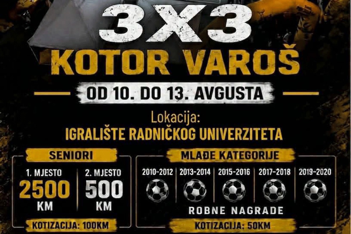 Spektakl u Kotor Varošu: Stiže prvi 3x3 turnir u malom fudbalu