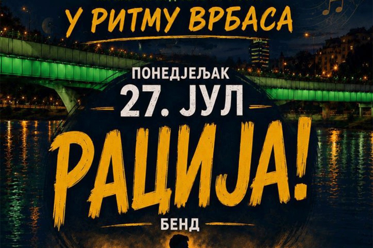 Kajkut najavila Julske muzičke večeri: U ritmu Vrbasa