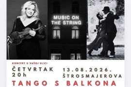 Koncertni performans "Tango s balkona" u Štrosmajerovoj ulici