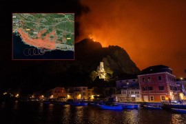 Novi satelitski snimci požara kod Omiša: Broj detekcija sa 200 ...