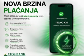 ATOS BANK omogućila instant plaćanja: Novac na računu za svega ...