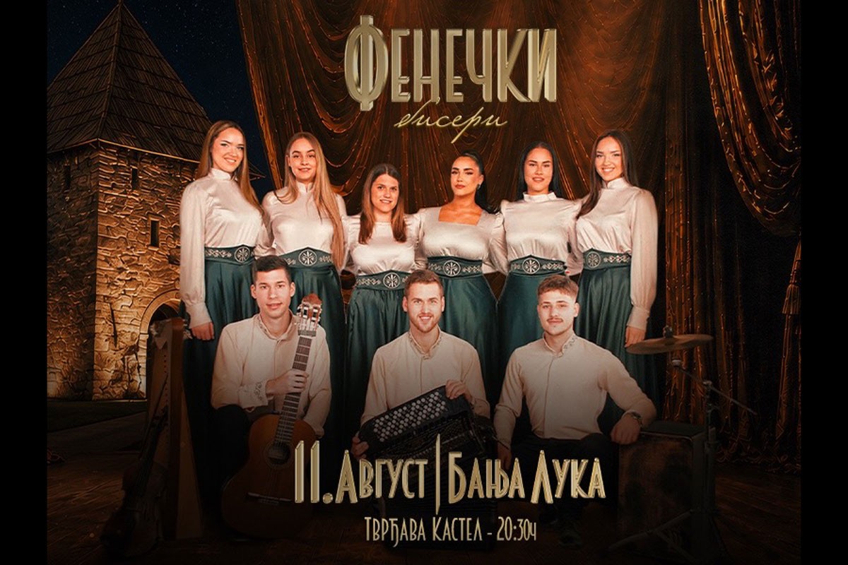 "Fenečki biseri" dolaze u Banjaluku: Veče tradicije i emocija na Kastelu