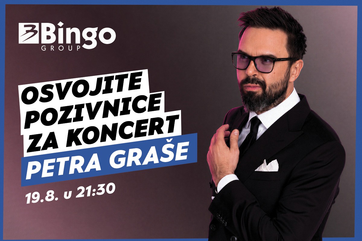 Bingo Group otvara vrata VIP događaja: Osvojite ulaznice za koncert Petra Graše
