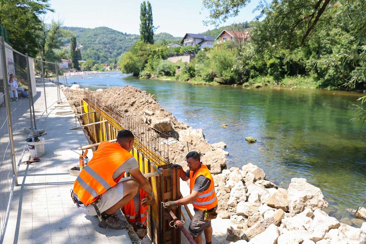 Zatvoren dio banjalučkog šetališta