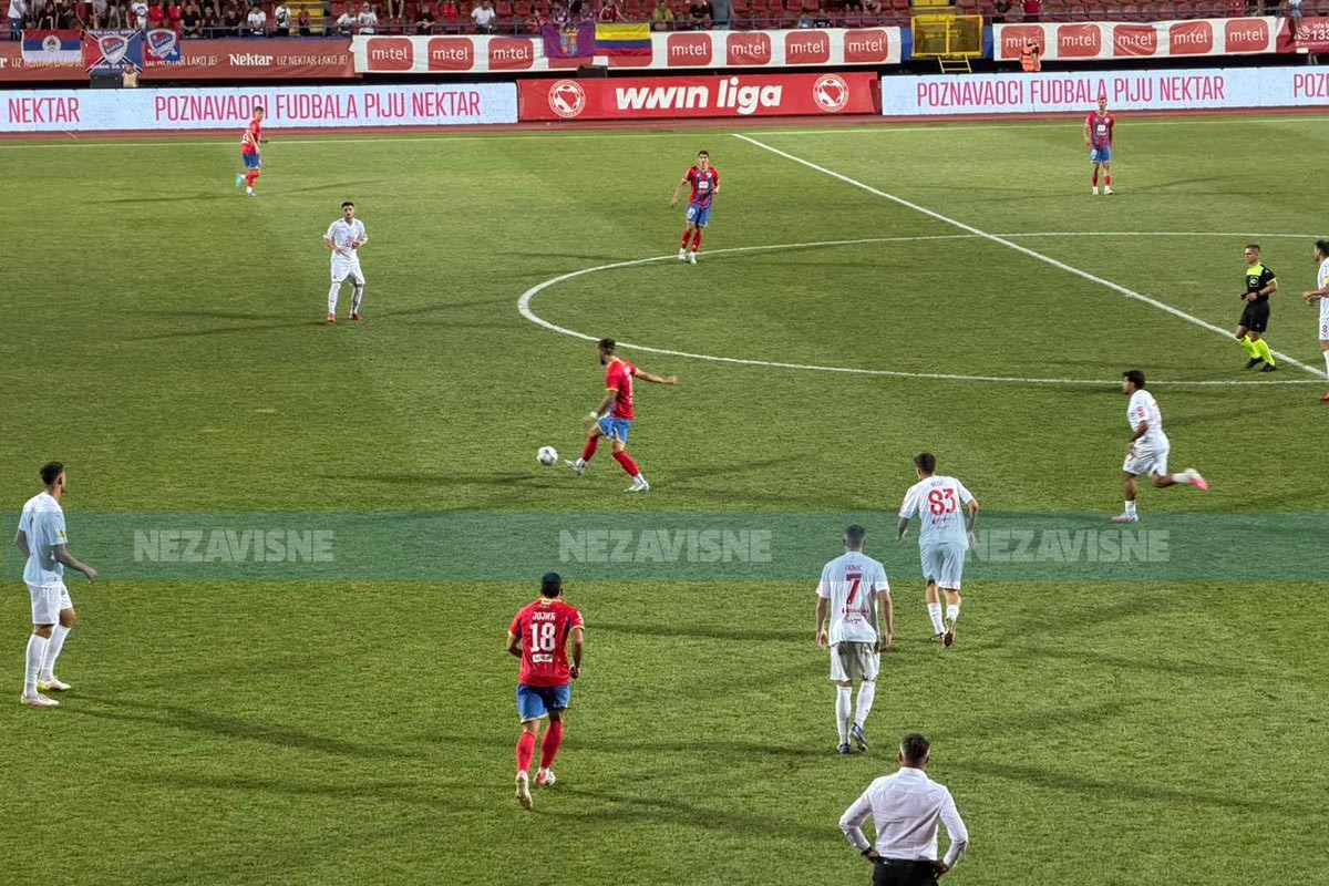 Pražnjenje tribina i uvjerljiva pobjeda: Borac rutinski sa Veležom