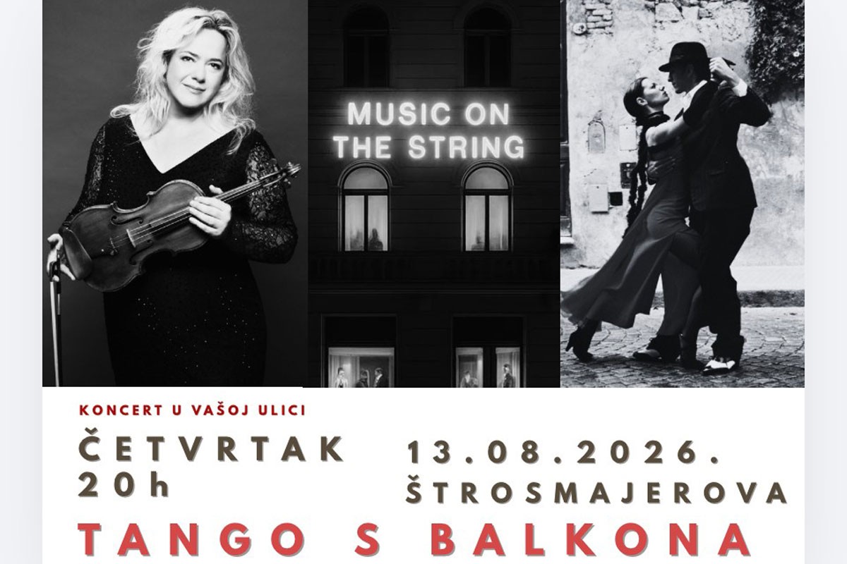 Koncertni performans "Tango s balkona" u Štrosmajerovoj ulici