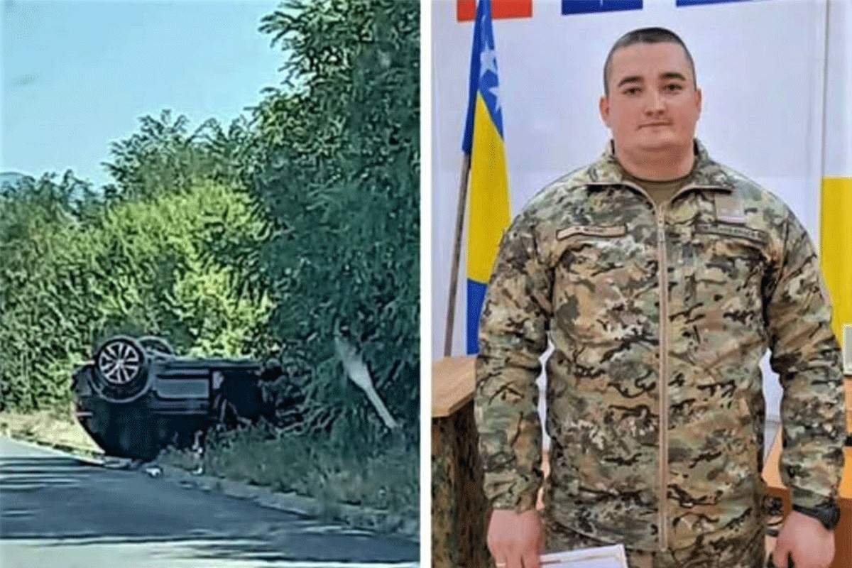 Pripadnik OS BiH spasio majku i bebu iz prevrnutog automobila