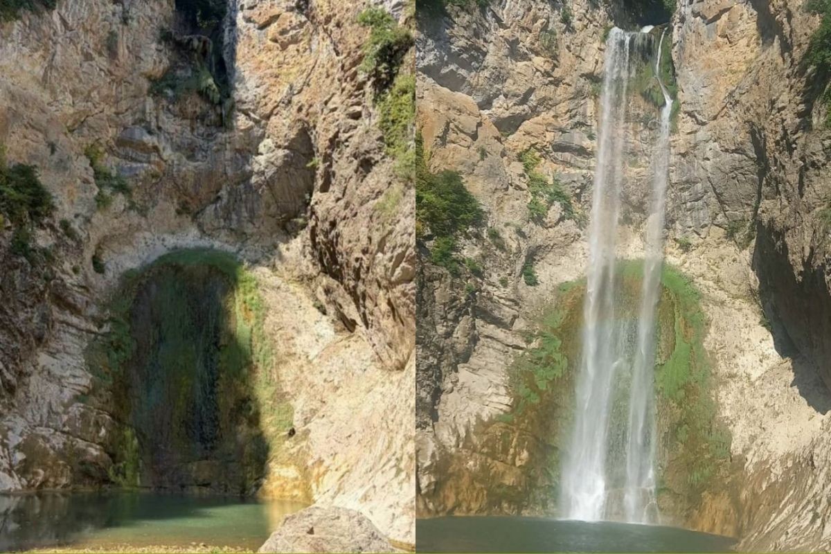 Vodopad Blihe presušio pa nakon prijave nadležnima voda potekla