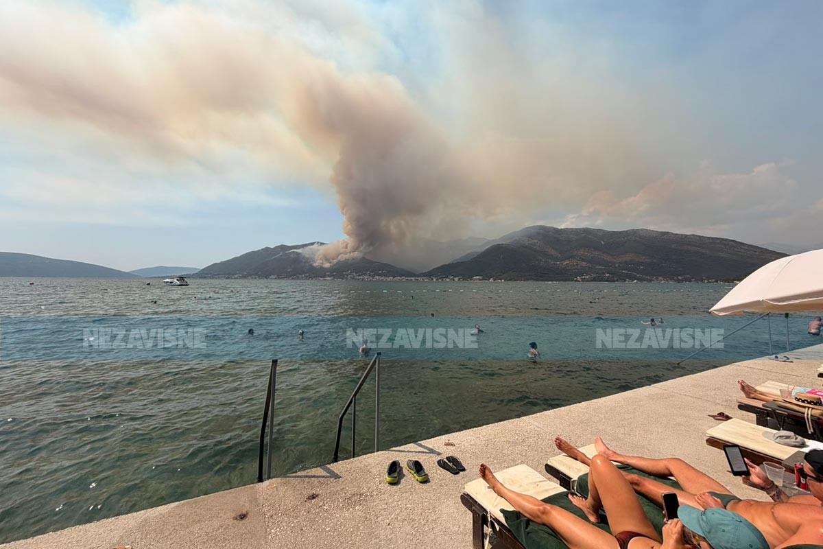 Banjalučanka za "Nezavisne" o požaru kod Herceg Novog: Teško je (FOTO, VIDEO)