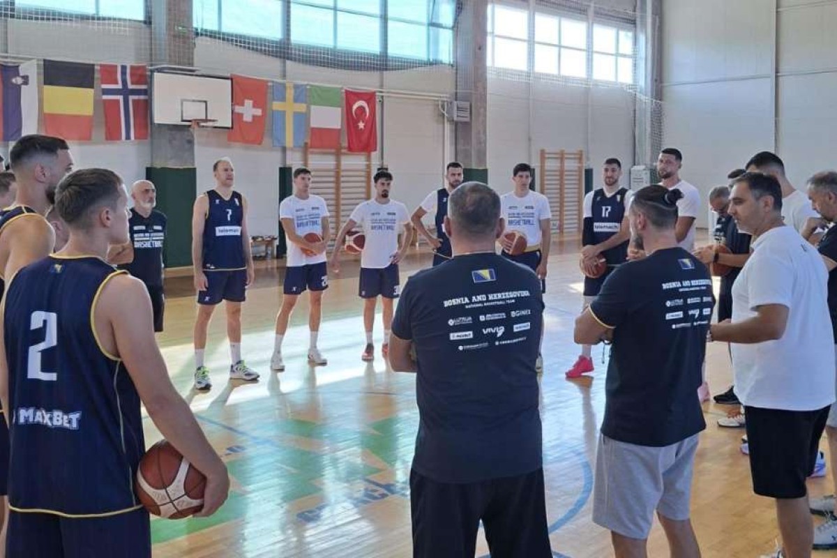 Košarkaši BiH započeli pripreme na Vlašiću