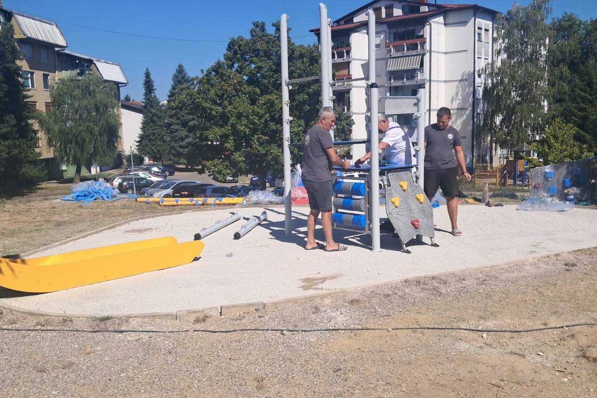 Sanacija igrališta u Ulici Sime Miljuša u Banjaluci