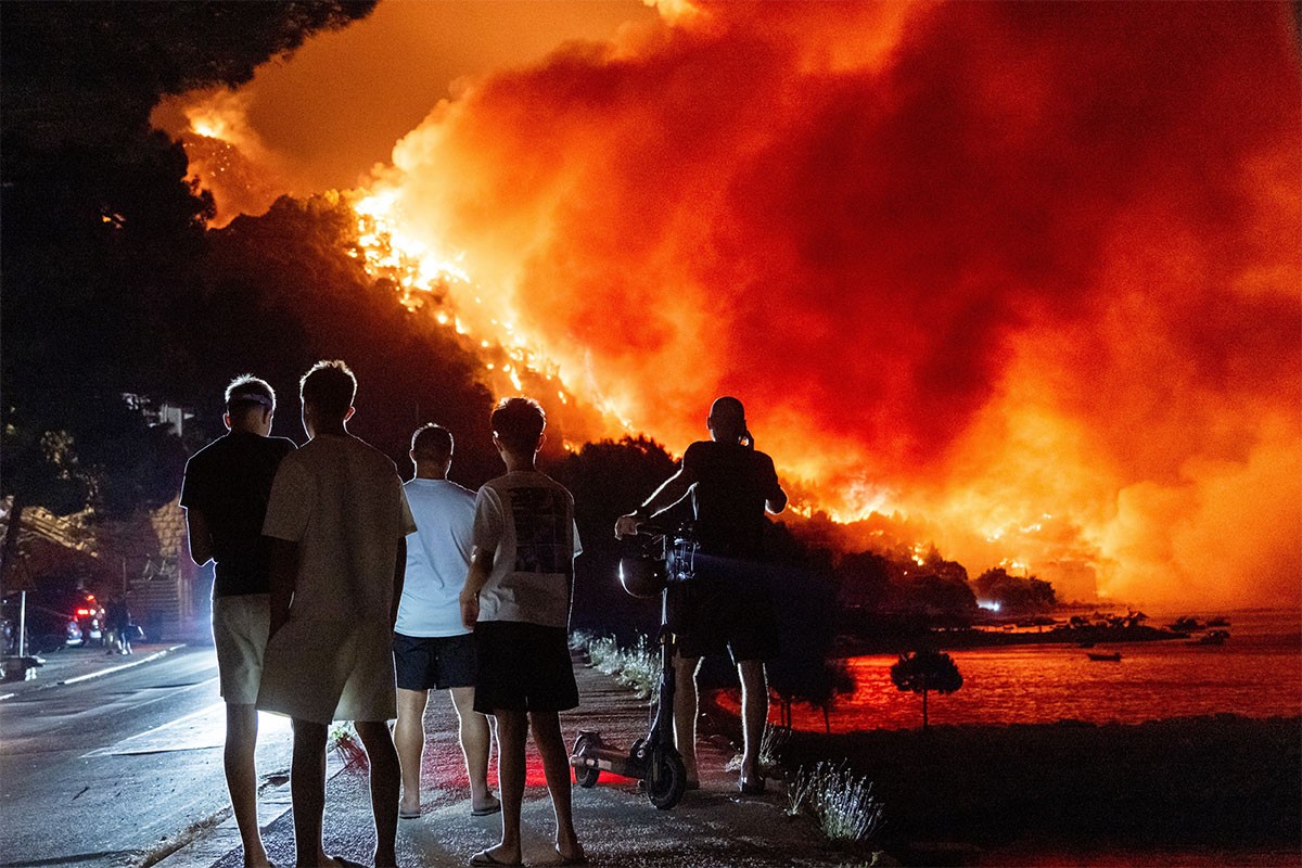 Njemačka porodica bježala od požara kod Omiša, ispričala kako je drama počela