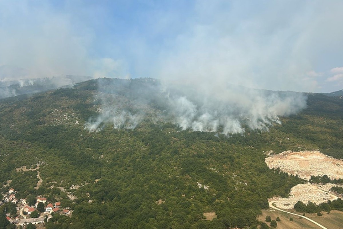 Aktivan požar na području Nevesinja, manji požar i kod Bileće