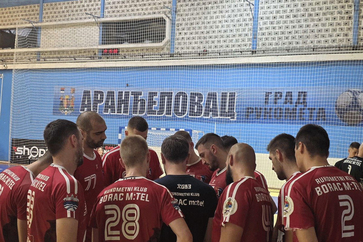 RK Borac turneju po Srbiji započeo pobjedom u Aranđelovcu