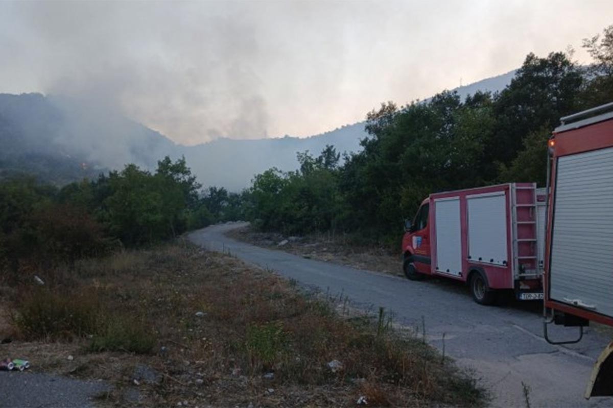 Požar kod Trebinja: Najkritičnije na potezu od Zaplanika prema selu Orah