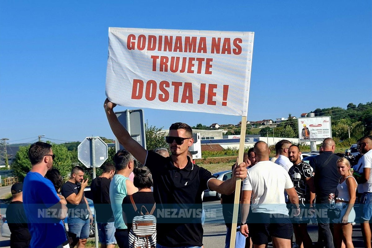Protest u Ramićima: Blokiran saobraćaj, obustava bi mogla trajati nekoliko sati