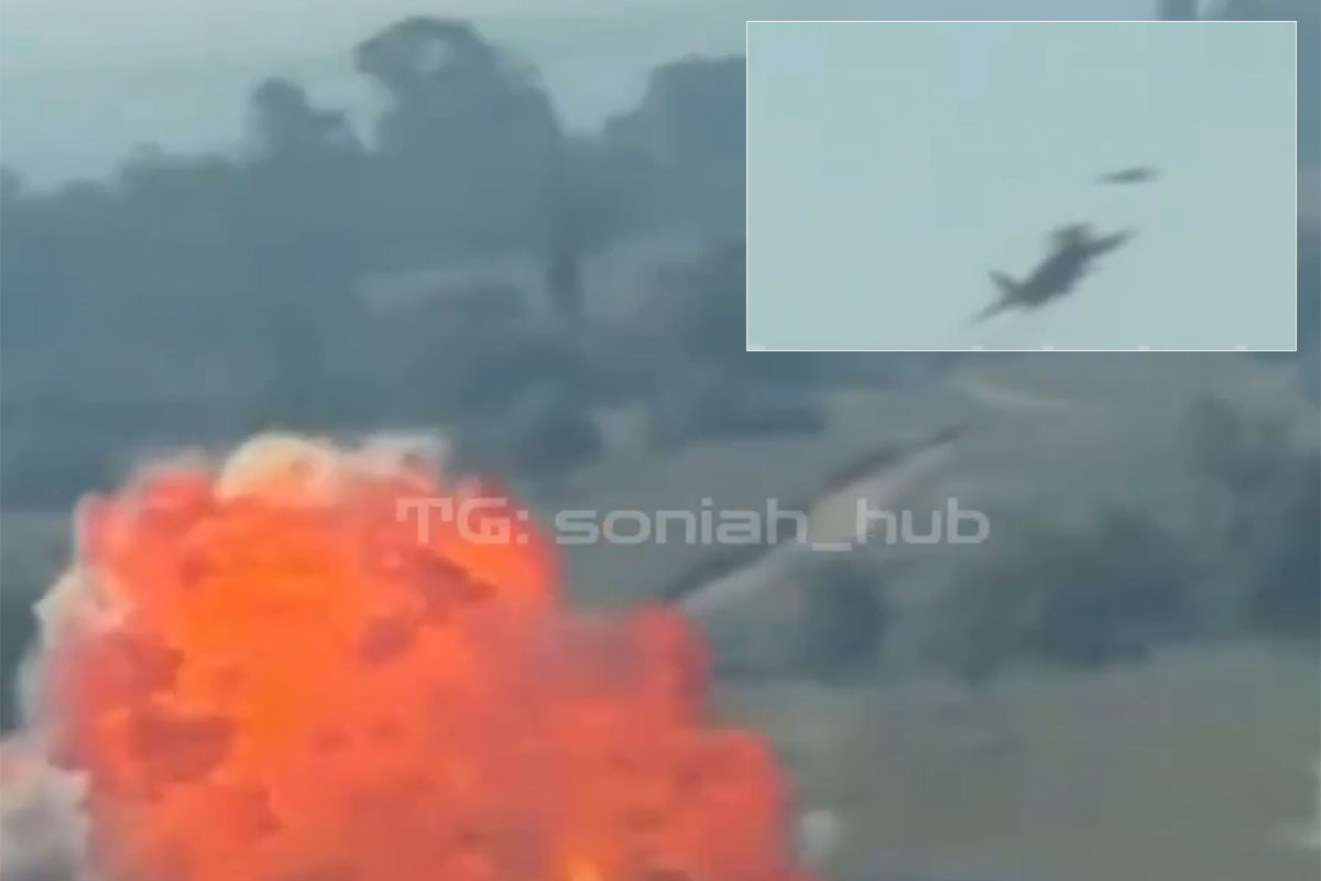 "Poljubac smrti": Ukrajinski avion srušio ruski dron bez ispaljenog metka (VIDEO)